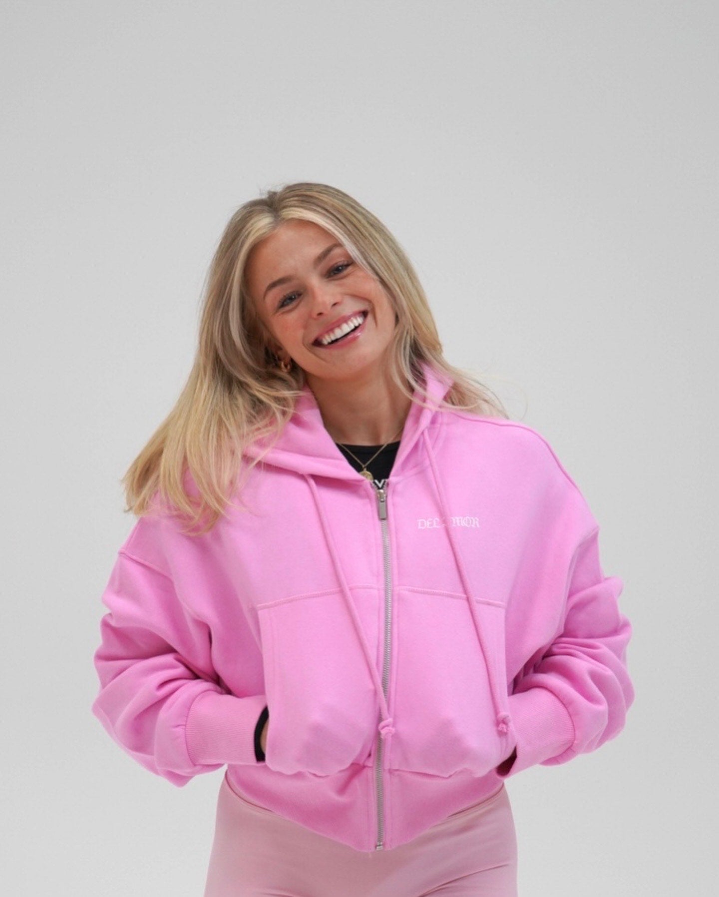 DEL AMOR PINK HOODIE